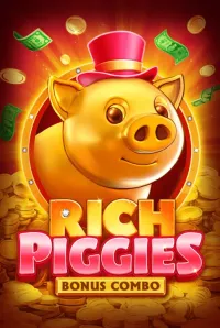 rich piggies bonus combo slot logo