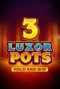 3 luxor pots  hold and win logo